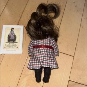 American Girl Doll with Red and Black Outfit